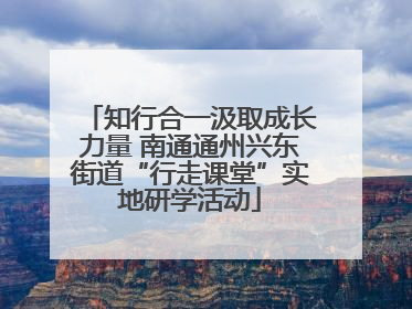 知行合一汲取成长力量 南通通州兴东街道“行走课堂”实地研学活动